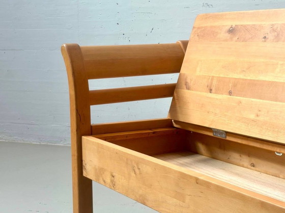 Banc en bois d'aulne, design vintage danois, fabrication artisanale, années 1980 – Wood (photo 8 of 14)