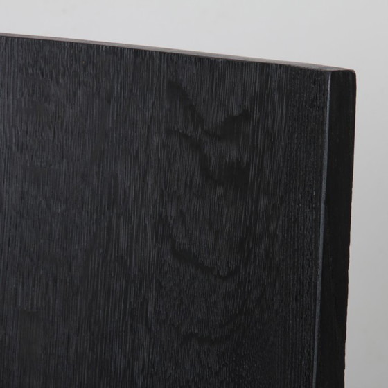 Image 1 of Stall-fauteuil van leer, ontworpen door Christian Liaigre, 1990.