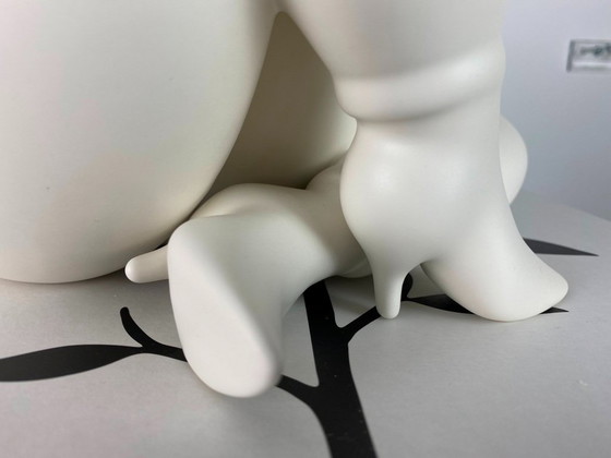 Parra x CASE STUDYO Vase – A High Heeled Two Legged Planter – White Blanc Limited Edition 2020 – Ceramic (photo 3 of 17)