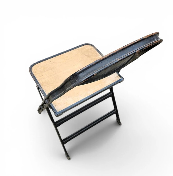 12 x Clarin Corporation folding chair / USA 1920s (photo 15 of 19)