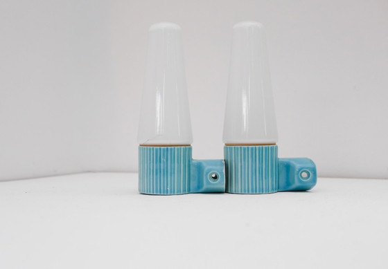 Applique in stile Mid-Century Modern di Sigvard Bernadotte per Ifö, set da 2 pezzi. – Jakobsson, Porcelain (photo 13 of 14)