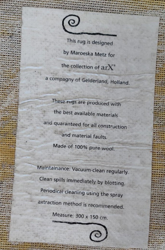 Image 1 of Tappeto Maroeska Metz 1,5x3m