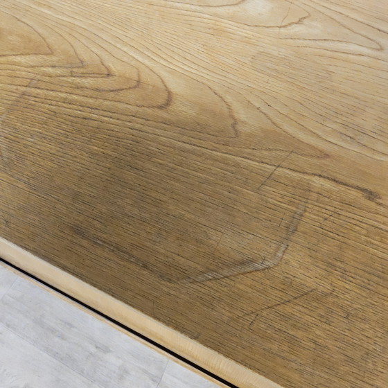 Image 1 of Vintage Ash Wood Fine Veneer Sideboard / Sideboard Erich Stratmann Oldenburger Werkstätten, Drawers and Cabinet