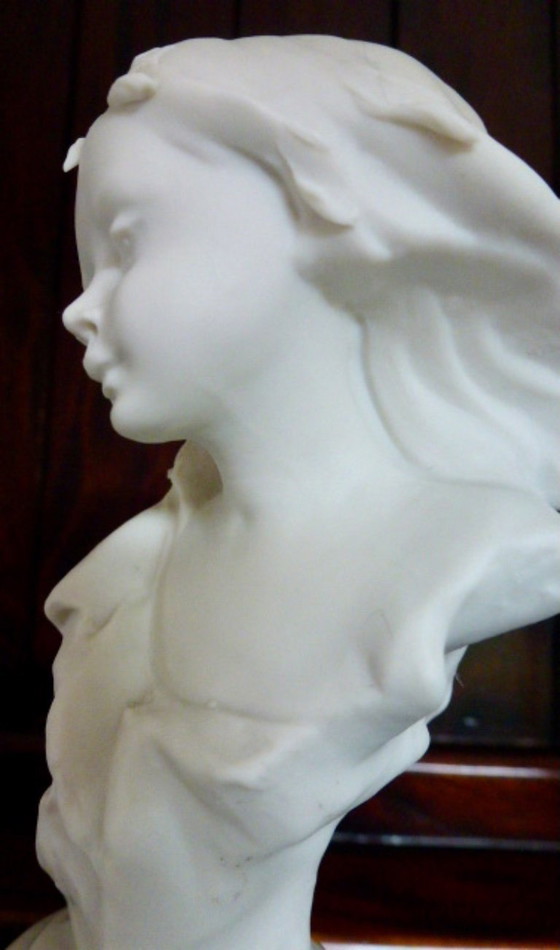 Image 1 of Capodimonte, 2x Nico Venzo Busts - Bisque porcelain.