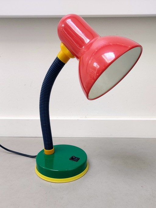 Honsel Bureaulamp Gooseneck Memphis Stijl