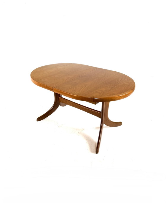 Image 1 of Tavolo da pranzo allungabile vintage danese in teak anni '60