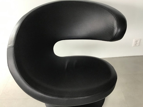 Image 1 of Club Varvier Peel en cuir noir