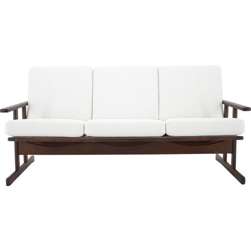 Fauteuil vintage Borge Mogensen 3 places 1950