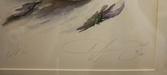 Image 1 of Bellissimo acquerello: Bouquet di fiori in vaso