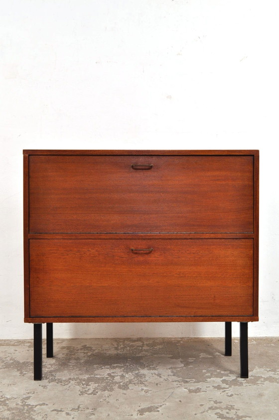 Image 1 of Vintage mahogany flap cabinet 1950s