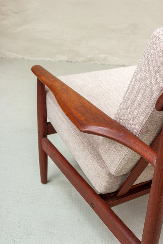 Image 1 of 2 poltrone vintage in teak, poltrona danese di metà secolo, anni '60