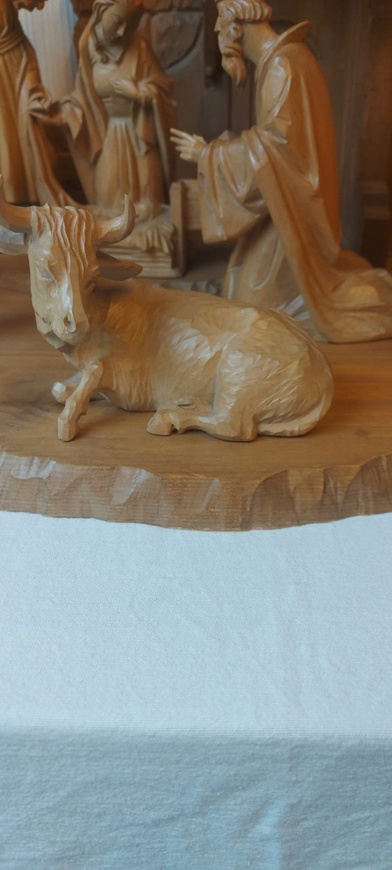 Image 1 of Crèche vintage d'Oberammergau