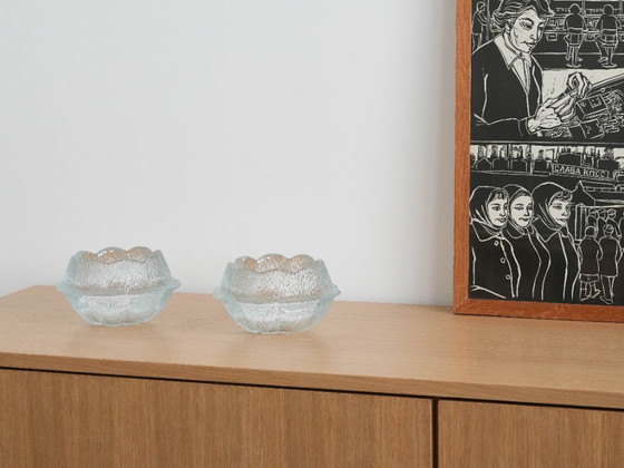 Image 1 of Glazen schaal, Deens design, jaren 80, fabrikant: Holmegaard, ontwerper: Sidse Werner