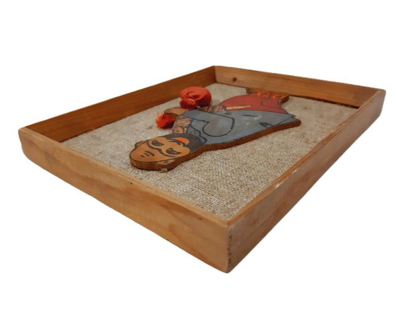 Image 1 of Vintage Azeri wandpaneel Mashadi Ibad