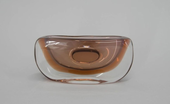 Tsjechische kunstglazen Sommerso-vaas uit de jaren 80 van Jaroslav Svoboda – Vazen, Glass (photo 5 of 7)