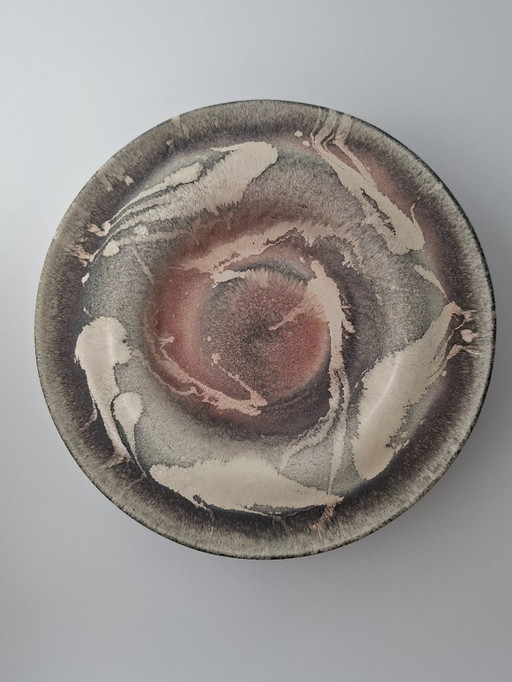 Ceramic plate from the "Ruscha" factory