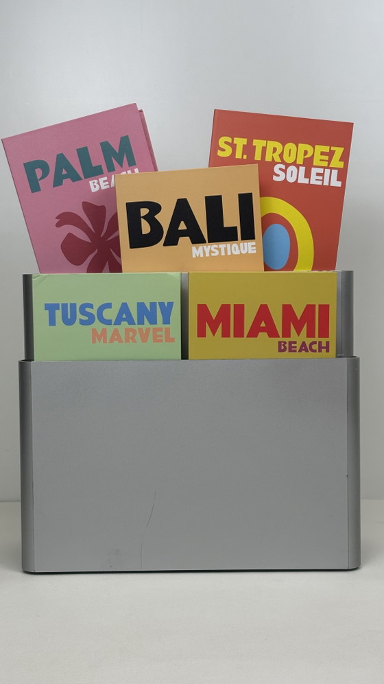 Image 1 of Portarevistas de diseño Kartell Giotto Stoppino gris metalizado