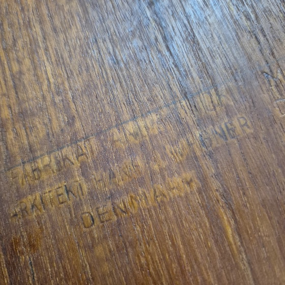 Image 1 of Hans Wegner, AT-303 Sawbuck Vintage Jaren 50 Deense Eettafel