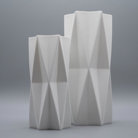 Image 1 of Heinrich Fuchs Hutschenreuther "ARCHAIS" Duo Vaso Modello 5120 in porcellana biscuit