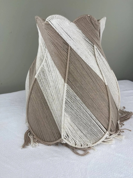 Abat-jour en fil de coton – Objets déco, Wool, Cotton, Bohemian (photo 4 of 9)