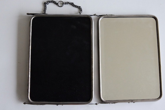 Image 1 of Opvouwbare barber triptiekspiegel