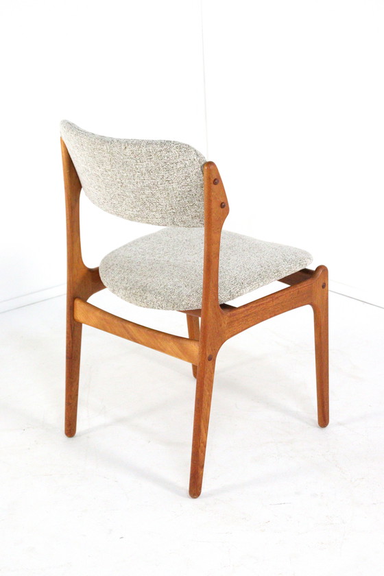 Image 1 of 6x Erik Buch per O.D. sedie mobler vintage ridipinto