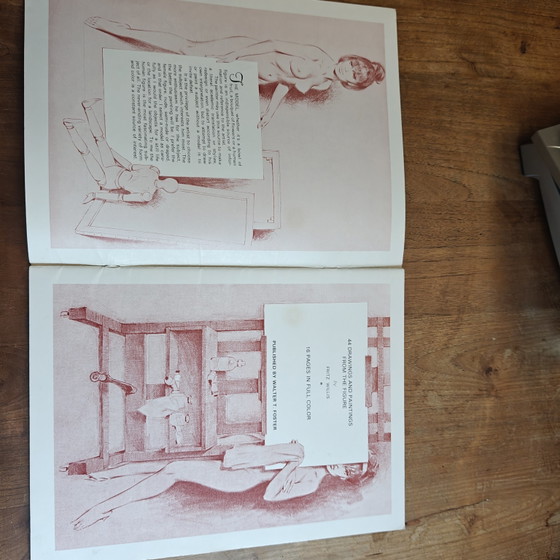 Livret d'instructions artistiques vintage « Le Modèle » – Fritz Willis n° 117, Walter T. Foster (États-Unis, (photo 2 of 7)