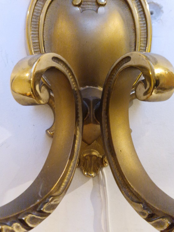 Image 1 of Lámpara de pared doble clásica 