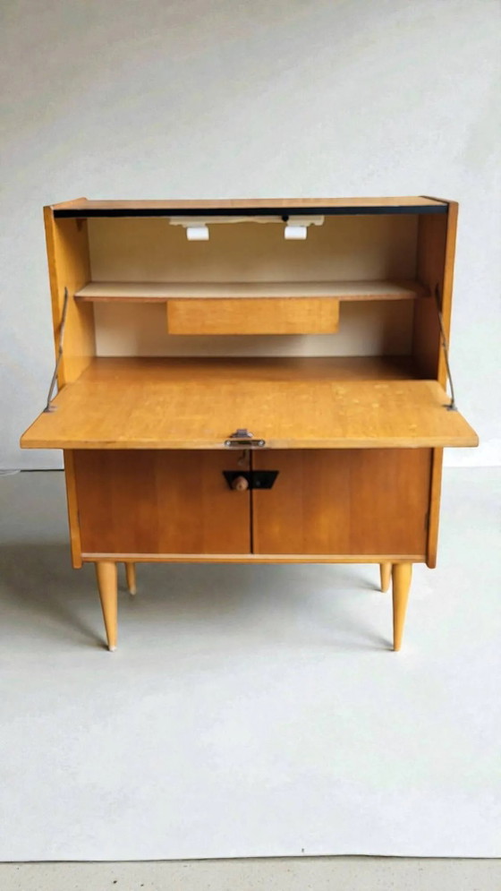 Mobile segretario, anni '50-'60 – Scrivanie, Wood, Mid Century Modern (photo 7 of 12)