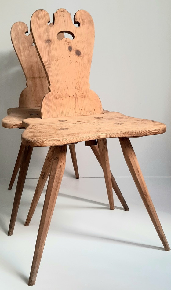 Image 1 of Brutalist farm chairs Tyrol 4