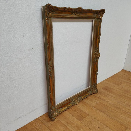 Grand Cadre Ancien Brocante Rococo Baroque pour Tableau – Wood, Vintage (photo 3 of 16)