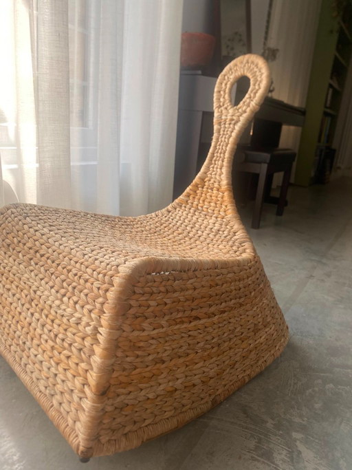Paar IKEA PS GULLHOLMEN Schommelstoelen – Maria Vinka – 2002 – Wicker