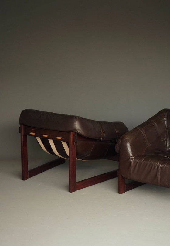 Image 1 of MP-91 Lounge-Sessel von Percival Lafer für Móveis Lafer, 1970er Jahre, 2er-Set
