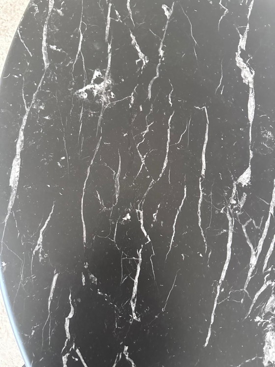 Image 1 of Angelo Mangiarotti M1 eettafel Nero Marquina marmer 130cm