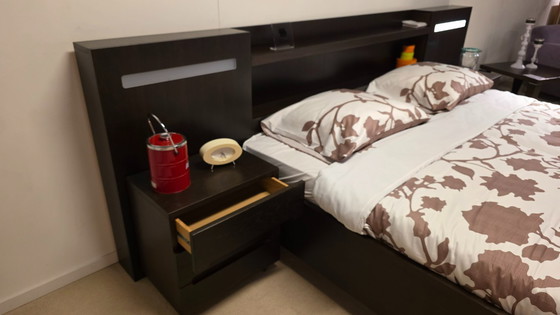 Image 1 of Bedset Salsa eiken bruin 180x200