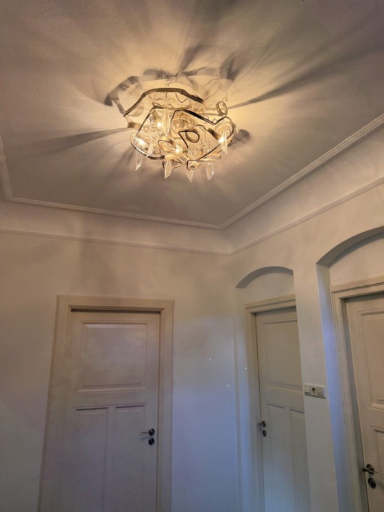 Brand Van Egmond – Round Delphinium Ceiling Lamp – Ceiling lights, Metal (photo 3 of 5)