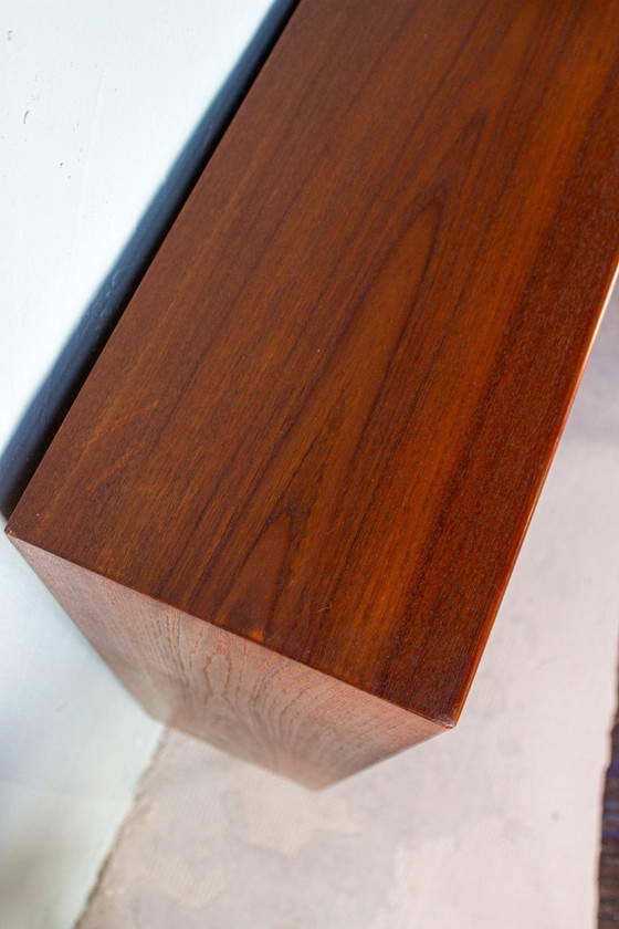 Image 1 of Vintage teak bookcase, highboard, chest of drawers, mid-century 1960s