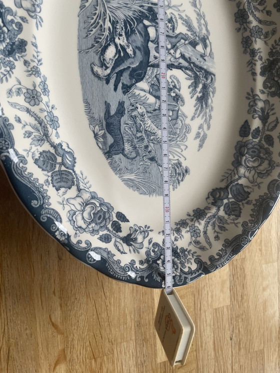 La Cartuja de Sevilla, Oval Bowl, Porcelain, Blue (photo 12 of 14)