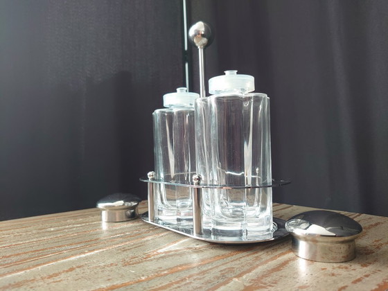 Image 1 of Vintage Alessi Michael Graves Oil and vinegar set
