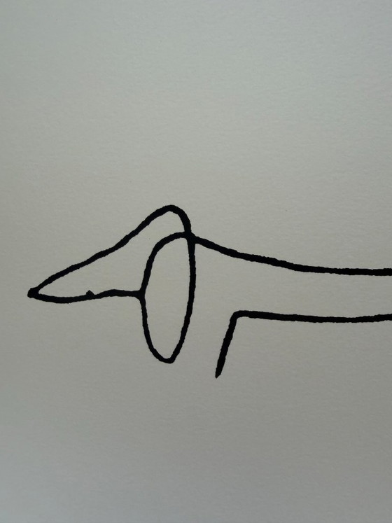 Image 1 of Pablo Picasso (1881-1973), El perro, copyright Succession Picasso, París, 2025. Impreso en el Reino Unido.