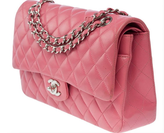 Image 1 of Sac CHANEL Timeless/Classique en Cuir Rose - 101622 
