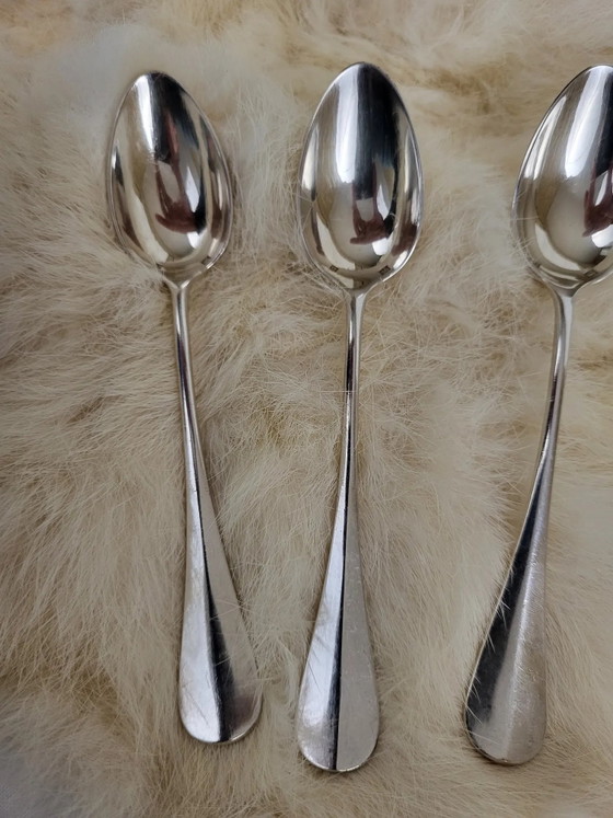 Set of 6 teaspoons in silver metal 18gr – Cutlery Sets (photo 4 of 8)