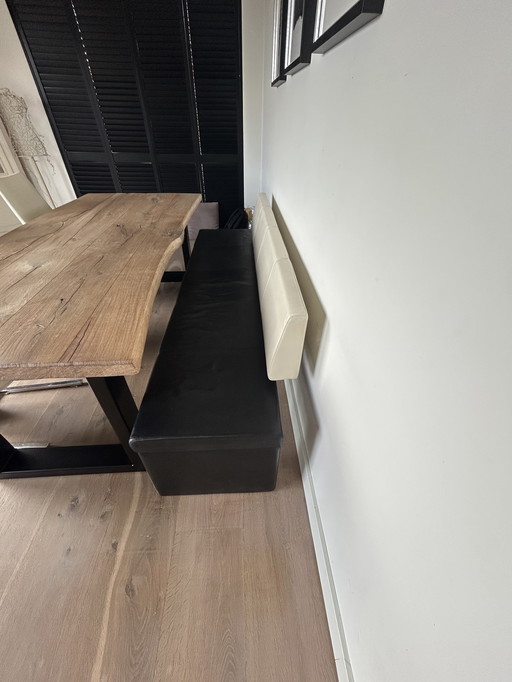 Rolf benz 7800 en bijpassende bank voor eettafel