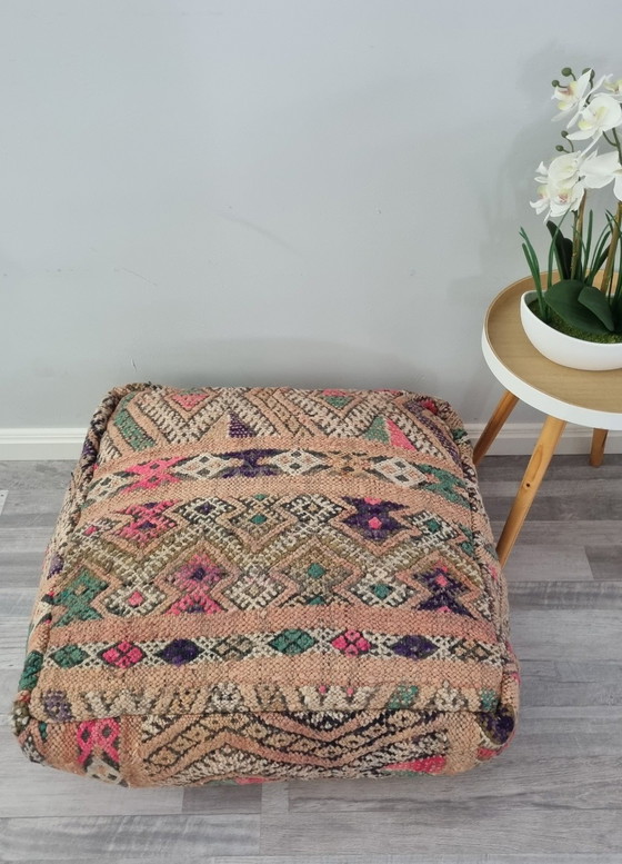 Image 1 of Vintage marokkaanse poef