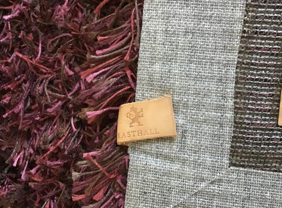 Image 1 of Tappeto Kasthall Fogg 360 x 200 Lino Cerise scuro rosso viola NP 3800€