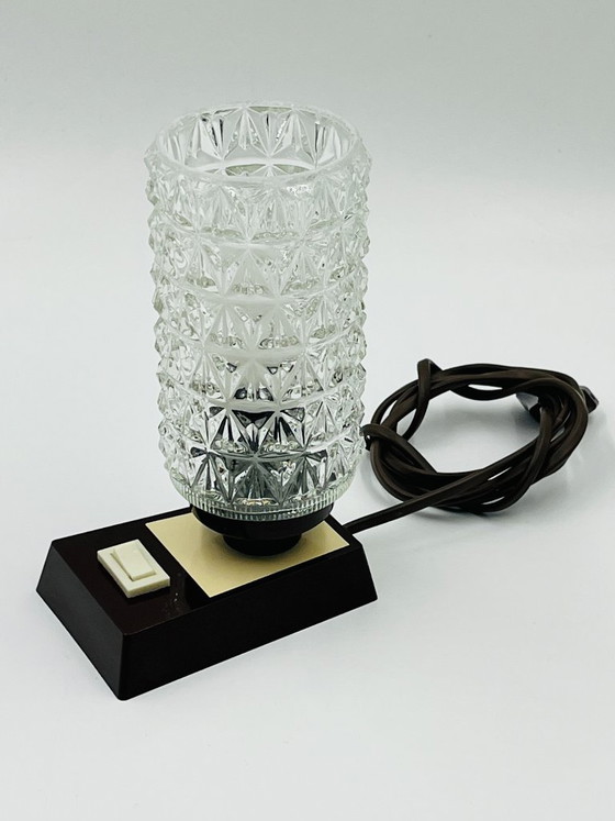 Massive bedside lamp in cut glass – Table lamps (photo 3 of 10)