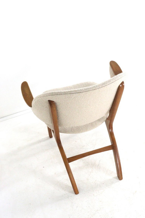 Carl Edward Matthes Poltrona modello 33a vintage appena rivestita – Poltrone, Legno (photo 10 of 15)