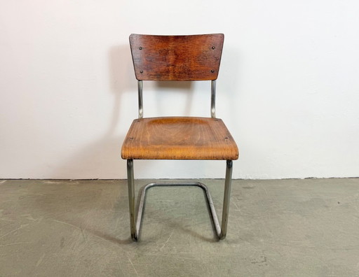 Chaise d'atelier vintage, années 1960