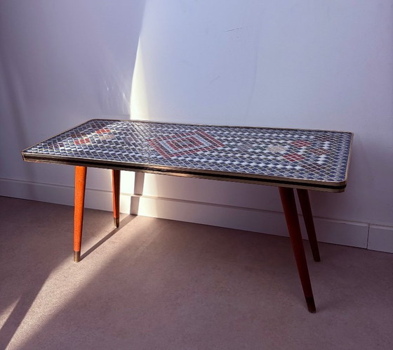 Image 1 of Vintage mosaic table, coffee table, side table