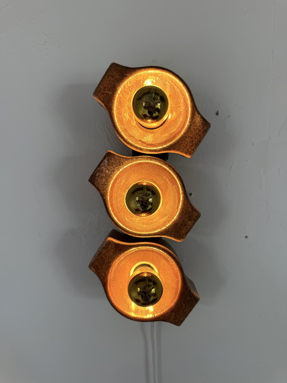 Vintage Ceramic Wall Lamp, Leola Leuchten ‘70s – Wall lights, Metal (photo 8 of 12)